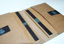 双侧式封套,上下粘贴